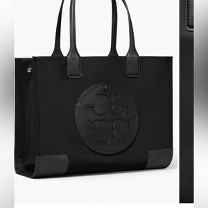 Tory Burch small Ella Tote. Black